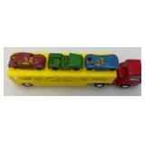 Vintage Miniature Die Cast Cars Including Tootsie Toy, Buddy L Semi  And More