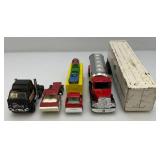 Vintage Miniature Die Cast Cars Including Tootsie Toy, Buddy L Semi  And More