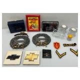 Misc. Vintage Collectibles Including Military Patches And More
