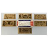 Confederate Currency Unique Replicas Of The Original Currency Set A