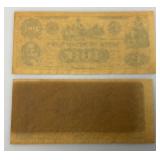 Confederate Currency Unique Replicas Of The Original Currency Set A