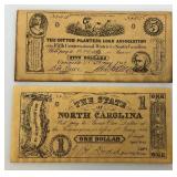 Confederate Currency Unique Replicas Of The Original Currency Set A