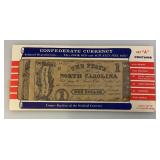 Confederate Currency Unique Replicas Of The Original Currency Set A