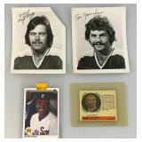 Vintage Autographed North Star Photos And Sammy Sosa Rookie Card And More Including TIM YOUNG
