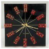 Vintage LAS VEGAS Dice Clock