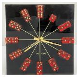 Vintage LAS VEGAS Dice Clock