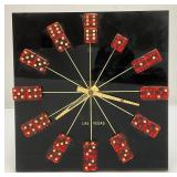 Vintage LAS VEGAS Dice Clock