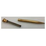 Antique Wahl Eversharp Gold Filled Mechanical Pencil Embossed Case 4"