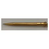 Antique Wahl Eversharp Gold Filled Mechanical Pencil Embossed Case 4"