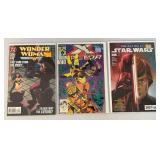 Misc. Collectible Comics Including "WONDER WOMAN" And More (Bagged And Carded)