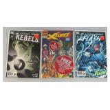 Misc. Collectible Comics Including "X-FORCE" And More (Bagged And Carded)