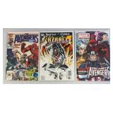 Misc. Collectible Comics Including "AVENGERS" And More (Bagged And Carded)