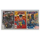 Misc. Collectible Comics Including "SHAZAM" And More (Bagged And Carded)