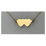 PERFECT FOR VALETINES DAY Vintage 1/20th 12K Gold Filled Heart Bracelet