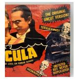 21" x 28" DRACULA Poster Mounted On Cardboard