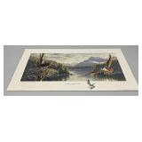 Unframed Frank Mittelstadt "Building The Future Osprey" Pencil Signed Limited Editon 132/155 Wildlife Print