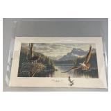 Unframed Frank Mittelstadt "Building The Future Osprey" Pencil Signed Limited Editon 132/155 Wildlife Print