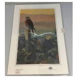 Unframed Mario Fernandez "The Vines Of Los Olivos" HawkPrint  19" x 27 1/2" " 105/475