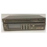 Vintage Panasonic AM/FM Stereo Tuner ST-355 & Stereo Integrated Amplifier SU-355 (One Missing Power Cord)