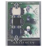Artifacts NHL 18/40 Triple Patch Card Including Jean Sabastian Giguere, Phil Kessel And Tomas Kaberle (Doublke Sleeved)