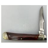 Vintage RR Rough Rider High Plains Trapper RR2045 Two Blade Pocket Knife 3 1/4" Blades