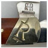 Vintage RR Rough Rider High Plains Trapper RR2045 Two Blade Pocket Knife 3 1/4" Blades