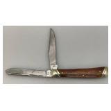 Vintage RR Rough Rider High Plains Trapper RR2045 Two Blade Pocket Knife 3 1/4" Blades