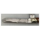 Vintage RR Rough Rider High Plains Trapper RR2045 Two Blade Pocket Knife 3 1/4" Blades