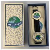 Vintage Barney And Girl Scout Watches (New Old Stock)