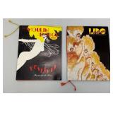 RARE 1973 Champs ELYSEES Paris Cabaret Program & 1975 Moulin Rouge Paris Festival Program