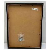 Framed Behind Glass M.C. Escher "Another World II" Print 12 3/4" x 16 3/4"