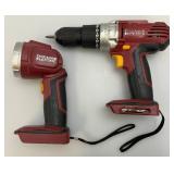 Chicago Electric 18Volt Drill, Flashlight & Saws All With Battery And Charger Works