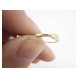 14K Gold Pearl & Diamond Dangle Earrings