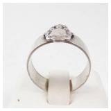 LGB Sterling Silver Crest Ring - Size 6.5