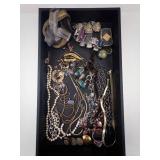Costume Jewelry Lot - Necklaces, Bracelets, Rings & Pearls