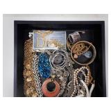 Assorted Jewelry Lot - Necklaces, Beads & Bracelets, Gold & Silver Tones