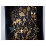 Gold-Tone Costume Jewelry Lot - Assorted Earrings, Necklaces, Pendants, Rings