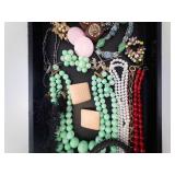 Jewelry Lot - Beaded Necklaces, Bracelets & Beads, Mixed Colors