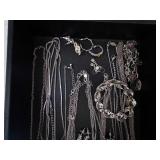 Necklaces - Assorted Silver-Tone Jewelry Lot