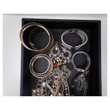 Bracelets & Necklaces Lot - Gold & Silver Tones with Turquoise Pendant