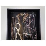 Jewelry Lot - Assorted Necklaces & Bracelets with Pearl-Like Beads, Beaded Chains & Charms