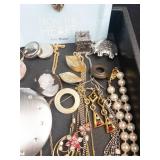 Liz Claiborne From the Heart Ruby Peace Necklace - Costume Jewelry Lot