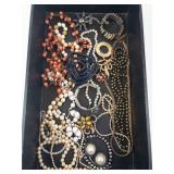 Assorted Pearl & Bead Jewelry Lot - Necklaces, Bracelets & Earrings