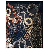 Assorted Pearl & Bead Jewelry Lot - Necklaces, Bracelets & Earrings
