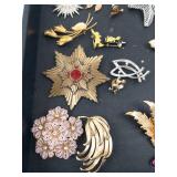Assorted Brooches & Pins - Vintage Costume Jewelry Collection