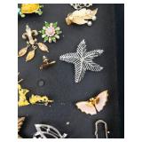 Assorted Brooches & Pins - Vintage Costume Jewelry Collection