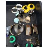 Vintage Costume Jewelry Lot - Vintage Earrings