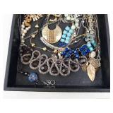 Assorted Costume Jewelry Lot - Necklaces, Bracelets & Earrings With Turquoise Beads