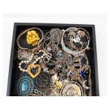 Estate Jewelry Lot - Mixed Costume Necklaces, Bracelets & Charms