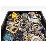 Estate Jewelry Lot - Mixed Costume Necklaces, Bracelets & Charms